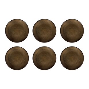 Medard de Noblat - Feeling Bronze Dessertbord 21 cm (set van 6)