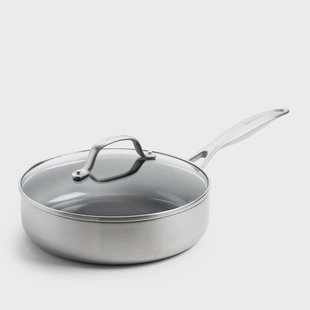 GreenPan - Geneva Stoofpan met keramische antiaanbaklaag met deksel 24cm