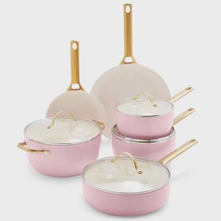 GreenPan - Padova Blush Pink 10-delige Pannenset
