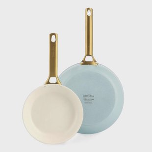 GreenPan - Padova Light Blue 2-delige Pannenset met keramische antiaanbaklaag