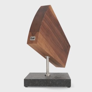 Kai Shun - Roterend Messenblok Graniet/Walnoot