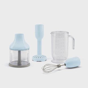 Smeg - Accessoires | 4 accessories set, Pastelblauw, Beaker, Chopper, Whisk, Masher
