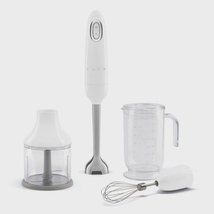 Smeg - Staafmixer | Wit | Jaren 50 | Staafmixer met accessoires
