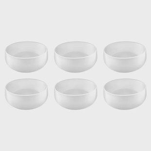 Medard de Noblat - Yaka White Ontbijkom 13 cm (set van 6)