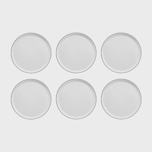 Medard de Noblat - Yaka Black Dessertbord 21.5 cm (set van 6)