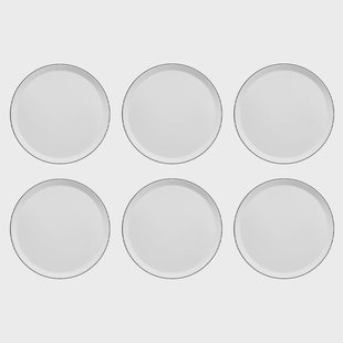 Medard de Noblat - Yaka Black Dinnerbord 27 cm (set van 6)