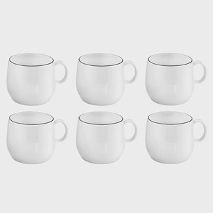 Medard de Noblat - Yaka Black - Kofie & Theekop 20 cl (set van 6)