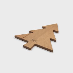 OVAL - Puur Hout | Beuken Kerstboom serveerplank 35 cm