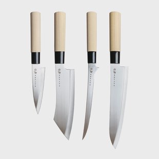 Satake - Japanse 4 delige messenset Magnolia Wood