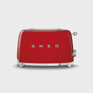Smeg - Broodroosters | Rood | Jaren 50 | Toaster 2x2