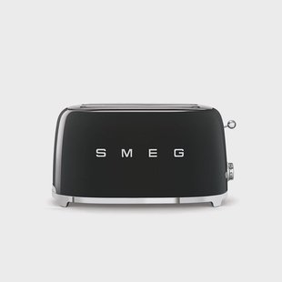 Smeg - Broodroosters | Zwart | Jaren 50 | Toaster 2x4