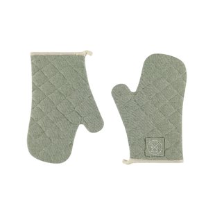 Witloft - Gerecycled Katoen Ovenwanten (2 st.) - Pistache