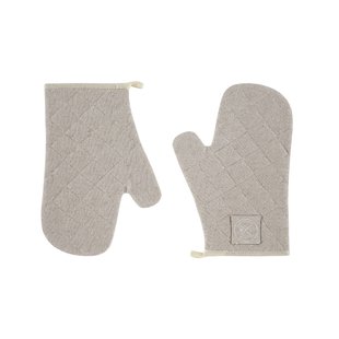 Witloft - Gerecycled Katoen Ovenwanten (2 st.) - Zand