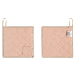 Witloft - Gerecycled Katoen Pannenlappen (2 st.) - Zalm