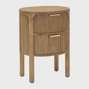 Nachtkastje van dennenhout cm 38x34,5x52