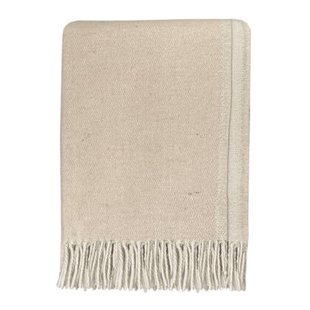 Malagoon Double Face Wool Plaid - Beige