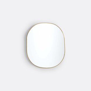 Ovale spiegel in messing, Uyova