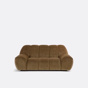 Vintage 2-zitsbank in ribfluweel, Nuria