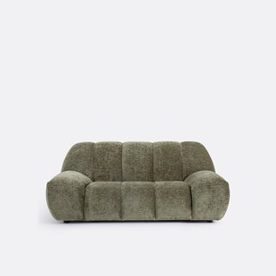 Vintage 2-zitsbank in ribfluweel, Nuria