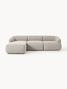 Modulaire boucl&eacute; hoekbank Sofia (3-zits)