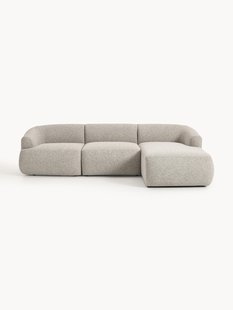 Modulaire boucl&eacute; hoekbank Sofia (3-zits)