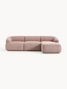 Modulaire boucl&eacute; hoekbank Sofia (3-zits)