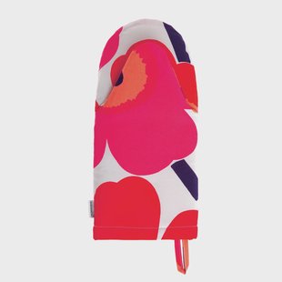 Marimekko Pieni Unikko ovenwant Rood-wit