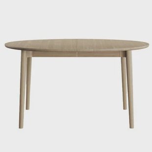 Northern Expand uitschuifbare tafel Ø140 licht geolied eiken