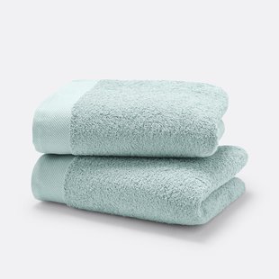 Set van 2 handdoeken in badstof 500 g/m2, Scenario