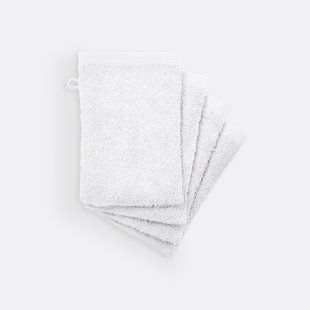 Set van 4 washandjes SCENARIO in badstof