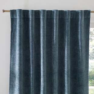 Carly corduroy gordijn met verborgen lussen