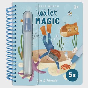 Little Dutch water tekenboek Jim & Friends