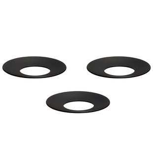 Stoff Nagel Stoff Nagel Kandelaar Accessoire Cuff Set Van 3 Zwart