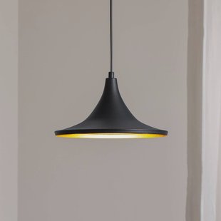 ROYALTECH Hanglamp Genisy, zwart, Ø 31 cm, metaal, E27