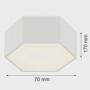 Argon LED plafondlamp Libre, crème wit, staal, 3.000 K