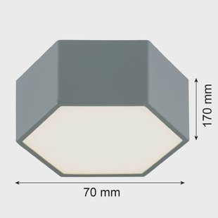 Argon LED plafondlamp Libre, saliegroen, staal, 3.000 K