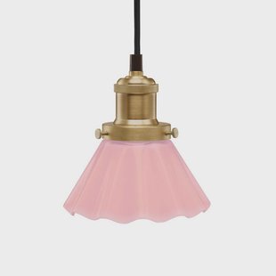 PR Home hanglamp August, Ø 15 cm, roze, stekker