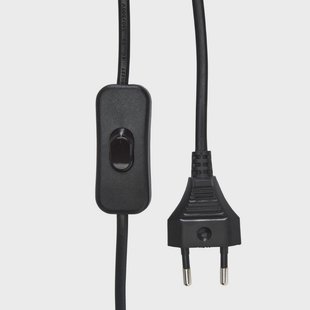 PR Home Tafellamp Solo, zwart/zwart, hoogte 55 cm, stof