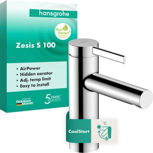Hansgrohe Zesis S wastafelmengkraan - coolstart - chroom 74721000