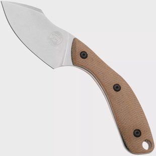 White River Knives Apex WRSS-APX-MNB Stonewashed Magnacut, Natural Canvas Micarta, jachtmes, Smith and Sons design