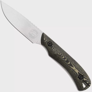 White River Knives Axiom WRSS-AXM-RMB Stonewashed Magnacut, Maple Black Richlite, jachtmes, Smith and Sons design