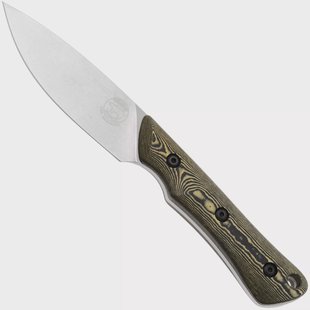White River Knives Brave WRSS-BRV-RMB Stonewashed Magnacut, Maple Black Richlite, jachtmes, Smith and Sons design