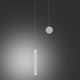 Fabas Luce LED hanglamp Prado, wit, metaal, dimbaar