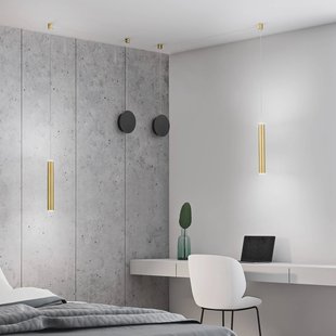 Fabas Luce LED hanglamp Prado, messing, metaal, dimbaar