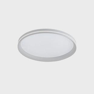 Fabas Luce LED plafondlamp Isy, wit, Ø 45 cm, metaal, CCT, dimbaar