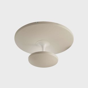 Fabas Luce LED plafondlamp Conrad, zandkleurig, Ø 50 cm, metaal, dimbaar