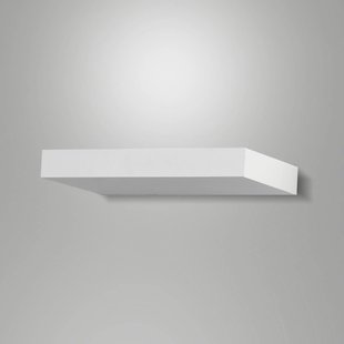 Fabas Luce LED wandlamp Guia, wit, metaal, 24 cm breed