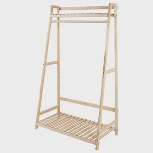 Beliani - BAKER - Kapstok - Lichtbruin - Bamboehout