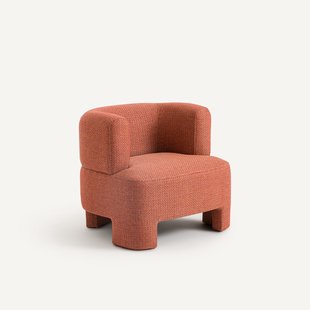 Kleine fauteuil in getextureerd polypropyleen Darrel