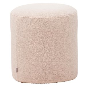 Kave Home Kaeli Voetenbank&Oslash;43 Pink Boucl&eacute;